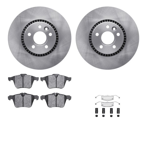 Dynamic Friction Co 6312-27058, Rotors with 3000 Series Ceramic Brake Pads includes Hardware 6312-27058